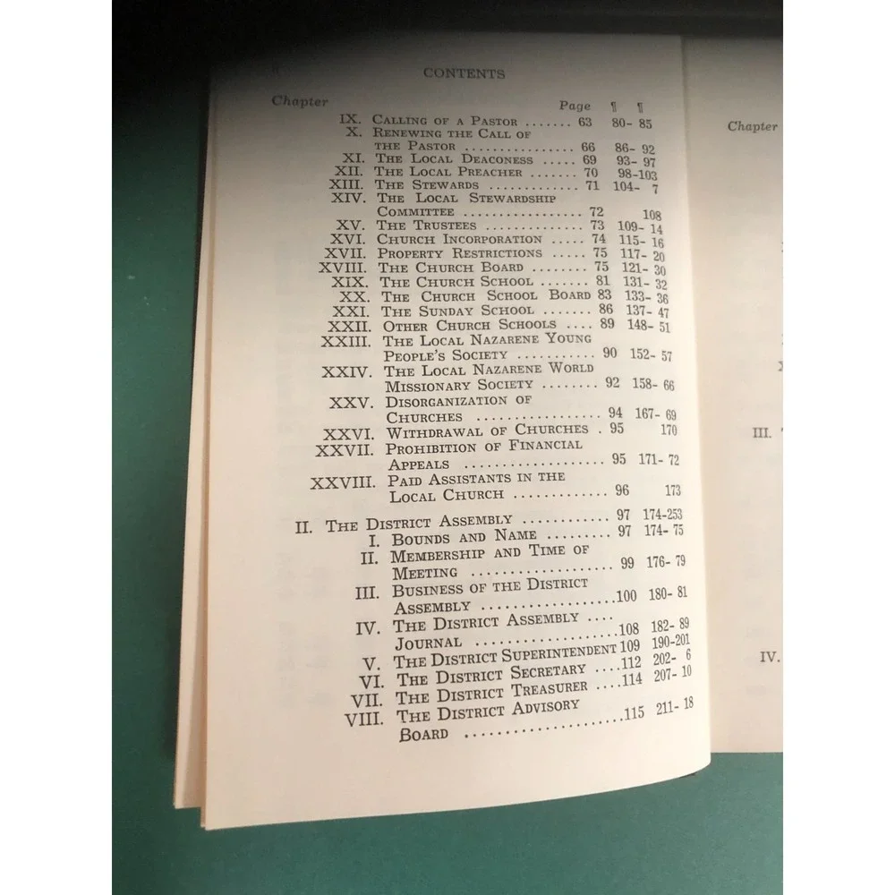 1964 Manual, Church of the Nazarene Vintage 60s Religious Christian Text